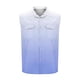 thumbnail image 4 of Camiseta sin mangas con cuello vuelto para hombre, estilo informal, a la moda, con estampado degradado, cuello vuelto, sin mangas, bolsillos, deportiva, de poliéster, 4 of 5