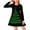 Green, variant on LUOGENLI Dress Kids Toddler Baby Girls Spring Autumn Print Christmas Ruffle Long Sleeve Princess Dress Maxi Dress with Shorts for Girls Green 18-24 Months