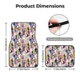 thumbnail image 5 of Fuzoiu Colourful Horses Print Carpet Floor Mats for Car,Car Foot Mat Set,Universal Fit 4 Piece Mat Pad Set,Fits Most Cars Trucks Vans Sedans SUV Auto Carpet Mat Se, 5 of 7