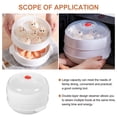 thumbnail image 2 of Microwave Steamer Double-layer Vegetable Steamer Kitchen Cooking Microwave Steamer, 2 of 9