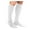 White, variant on Jobst for Men Ribbed 15-20 Knee High Compression Socks White Medium