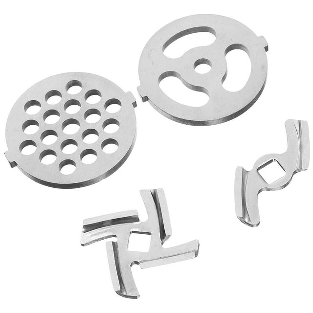 ORDDIART 1 Set Metal Food Grinder Attachments Round Meat Grinder Accessory For Home Cooking