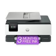 HP OfficeJet 8122e Wireless All-in-One Color Inkjet Printer, Scanner, Copier, 3 months free ink