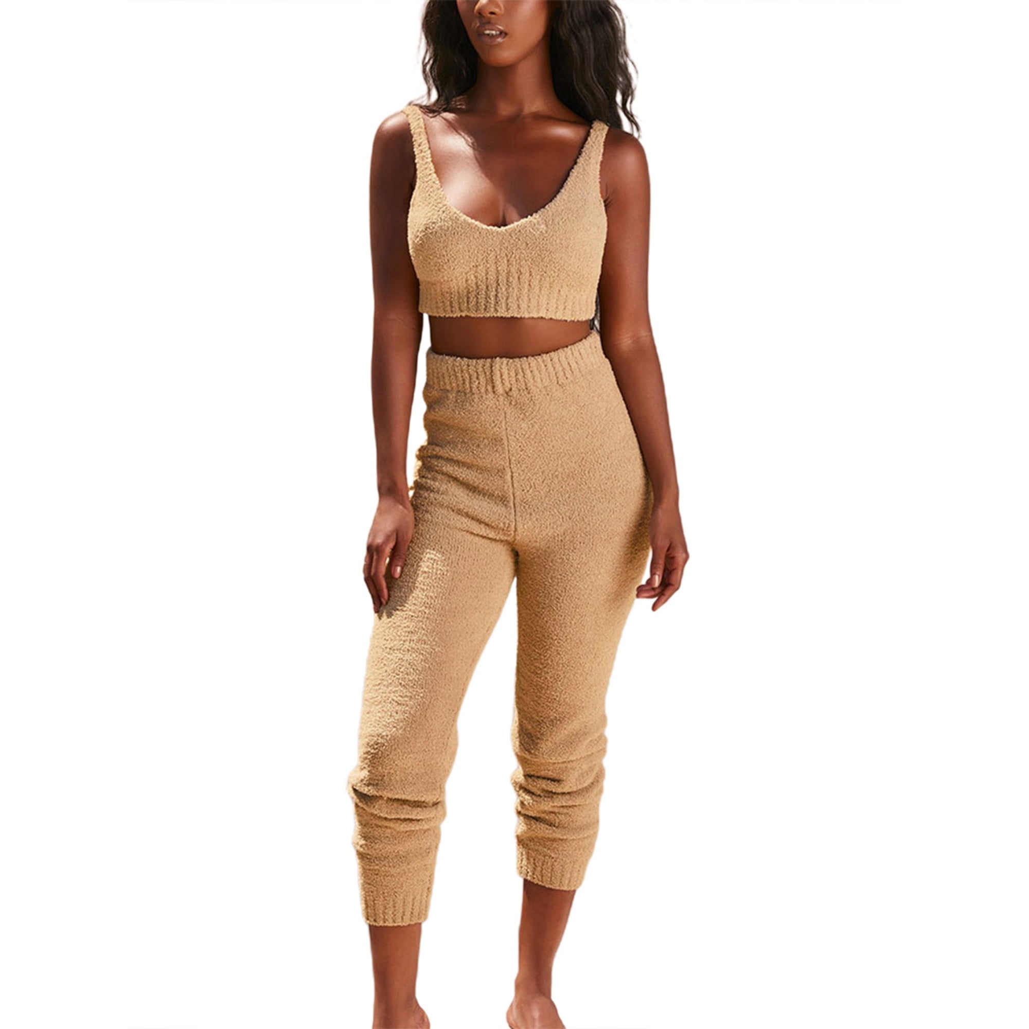 High waisted pants crop top set new arrivals