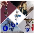 thumbnail image 5 of 1pc Car Hanging Ornament Glass Turkish Blue Eye Enamel Elephant Mirror Lucky for Car Rearview Mirror Home Decoration Craft, 5 of 6