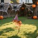 thumbnail image 5 of Cartel metálico para gallinero Cartel metálico para jardín de Halloween Cartel metálico para gallinero para jardín exterior de Halloween, 5 of 5