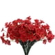 thumbnail image 2 of Flores artificiales de violeta simulada para exteriores, protección contra la humedad, decoración de jardín., 2 of 2