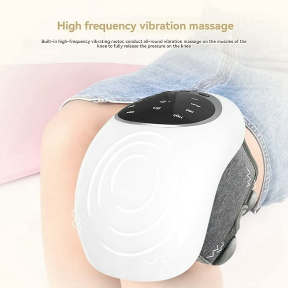 Masajeador de Rodilla Inalámbrico con Infrarrojo y Vibración para Aliviar el Dolor de Rodilla, Hinchazón, Articulaciones Rígidas y Ligamentos Estirados
