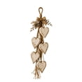 thumbnail image 2 of DLMCUH Rustic Hanging Heart Wall Decor Coastal Themed Five Hearts Wall Hanging with Wooden Beads Jute Rope for House Entryway Living Room Decor, 2 of 7