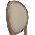 thumbnail image 4 of Hayes Linen Oval Back Chair (Set of 2), 4 of 9