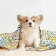thumbnail image 4 of Pofeuu Boho Print Puppy Blanket,Dog Blankets,Pet Blanket Cozy Cat Blankets for Indoor Cats, Fuzzy Pet Blanket for Kitten Doggy Dog Blankets-Medium, 4 of 8
