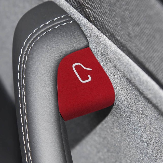 Greenadscape 4Ud Protector Para Botones De Puerta Interior Auto Rojo Resistente A Desgaste Y Daños Diarios