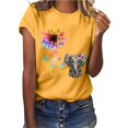 thumbnail image 2 of T-Shirt à Manches Courtes à Manches Courtes pour Femmes, 2 of 6