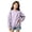 Light Purple, variant on ZHOGXU Toddler Boys Girls Sweatshirts Leopard Print Crewneck Pullover Relaxed Fit Kids Tops School Wear,Beige,3-4 Years