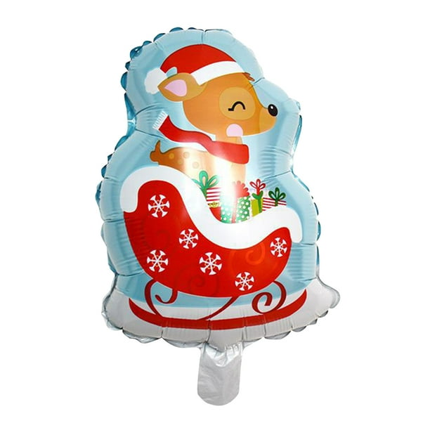Mini globos de Navidad Elk juguetes inflables para el hogar (ciervo de trineo) Tmvgtek Para estrenar