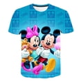 thumbnail image 2 of Camiseta para niñas, camiseta con estampado de Minnie Mickey Mouse, ropa para niñas, nueva camiseta con estampado de Kawaii Disney, camiseta de manga corta a la moda 7T Gao Jinjia LED, 2 of 2