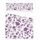 thumbnail image 5 of Juego de cama de 3 piezas de calaveras florales moradas, 5 of 5