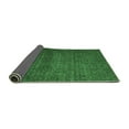 thumbnail image 2 of Ahgly Company Indoor Square Abstract Emerald Green Modern Area Rugs, 7' Square, 2 of 4