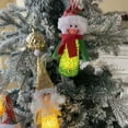 thumbnail image 5 of XWSHYW Decoraciones para El Hogar Luces de Árbol de Navidad Decoración de Muñecas Escena Ventana Navideña Mini Muñecas Navideñas Lindas Decoraciones Colgantes con Luces, 5 of 5