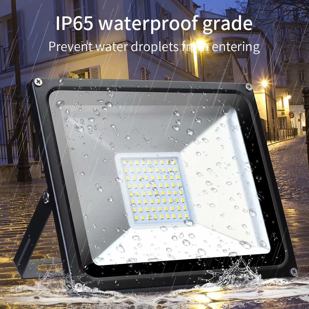 LED Floodlight 10/20/30/100W/500W Outdoor Security Flood Light IP65 Garden Path 