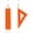 Fluorescent Orange, variant on Asymmetrical Triangle Straight Ruler Earrings Dangle Blue Drop Earrings Math Teacher Jewelry 80s Party Favors