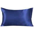 thumbnail image 3 of Toystoory Funda de almohada de diseño simple para el hogar, dormitorio, apartamento, hotel, funda de almohada, funda de almohada de cama de color sólido Juegos de cama Azul Toystoory HA000545-04B, 3 of 6