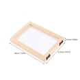 thumbnail image 5 of Wooden Paper Making Frame Paper Making Mold DIY Frame Screen Mesh Tool, 5 of 5