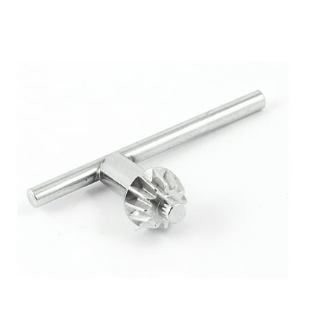 

Unique Bargains Silver Tone Metal 12 Teeth Design 18mm Gear 6mm Dia Pilot Drill Chuch Key