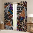 thumbnail image 2 of Castle Fairy Animal Blackout Curtains Set of 2 (52x84 Each),Boho Aztec Window Curtains, 2 of 6
