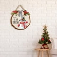thumbnail image 1 of Letrero Colgante de Madera Navideño, Señal de Bienvenida Navideña, Regalos de Inauguración de La Casa, Placa Colgante, Señal de Puerta de Bienvenida P Estilo A Macarena Letrero para colgar en la puerta, 1 of 8