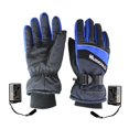 thumbnail image 1 of Guantes térmicos con , guantes de invierno transpirables impermeables para hombres y mujeres, guantes térmicos para esquí y snowboard para moto - Azul Macarena guantes térmicos eléctricos, 1 of 5