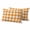 Orange, variant on 2 Pack Outdoor Waterproof Throw Pillows, Red Blue White Buffalo Tartan Lattice Decorative Square Pillow Case Patio Pillows for Chair Couch Sofa 16x16in