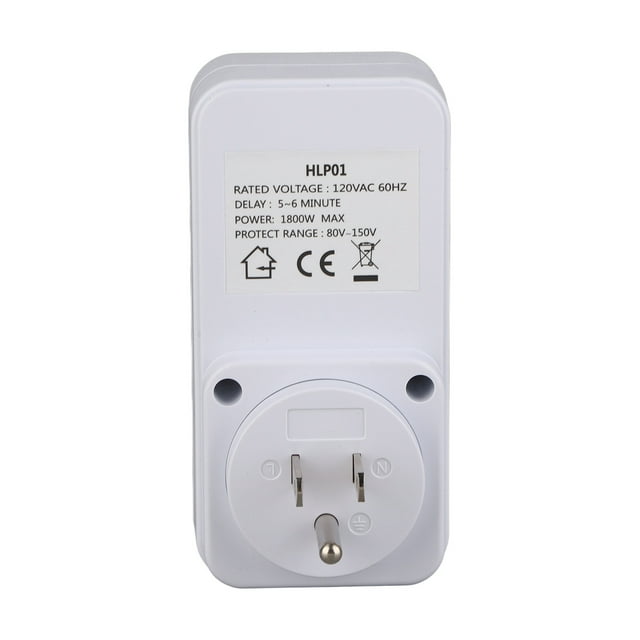 Enchufe De Protección Para Refrigerador, Enchufe Estadounidense Para PC, CA 120V, Protector De Voltaje Para Refrigerador, Protección Segura Para El Hogar