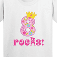 thumbnail image 4 of Inktastic 8th Birthday Rocks Girls 8 Year Old Youth T-Shirt, 4 of 5