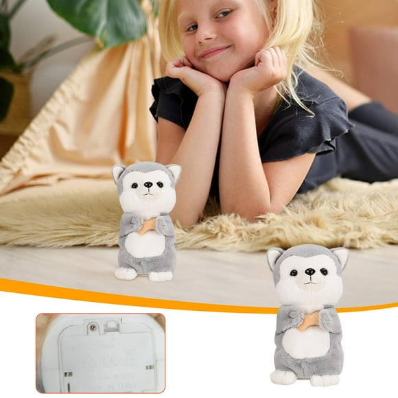 ZZwxWA My Order Children's Electric Sound Little Hamster Can Learn To Speak Toy Repeating Puppy Bunny Doll Plush Doll