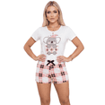 thumbnail image 1 of Ropa Para Dormir Mujer Verano Short + Blusa Fresca Pijama Fresca, 1 of 5