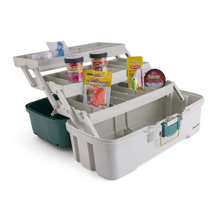 Plano 3-Tray Tackle Box with Berkley Trout Bait Kit - 1 Each