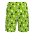 thumbnail image 6 of Kdxio St Patrick's Day7 Pattern Mens Casual Shorts - Drawstring Summer Beach Sports Shorts for Men, 6 of 9