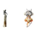 thumbnail image 1 of Figura Decorativa Ligera De Astronauta Africana, Ideal Para Decorar El Hogar, Hoteles, Chimeneas O Como Centro De Mesa., 1 of 8