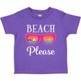 thumbnail image 3 of Inktastic Beach Please Sunglasses Girls Toddler T-Shirt, 3 of 5