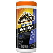Armor All Car Interior Cleaner Wipes for Dirt & Dust, Detailer, 25 Count, 3 Pack