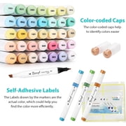 Bianyo Classic Series Alcohol-Based Dual Tip Art Markers, Set of 36