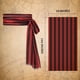 thumbnail image 3 of Halloween costume party cosplay Caribbean female male pirate adult Jack Captain triangular headscarf belt, 3 of 5