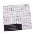thumbnail image 1 of calcomanías con de para 49/54/61/ Multicolor shamjiam Etiqueta engomada del teclado del piano, 1 of 9