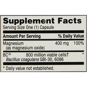Digestive Advantage Probiotic Constipation Relief Capsule, 30 Count, 36/Carton -DVA00146