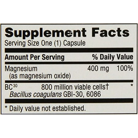 Digestive Advantage Probiotic Constipation Relief Capsule, 30 Count, 36/Carton -DVA00146