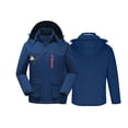 thumbnail image 3 of Puntoco Sudadera Con Capucha Informal Con Estampado Navideño Para Hombre Con Múltiples Bolsillos, Calefacción Inteligente De Control Único De Tres Distritos Y Una Chaqueta, 3 of 5