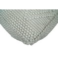 thumbnail image 5 of White Woolen Hand Woven Square Pouf, Footstool, Ottoman, Side table | TRD101, 5 of 6