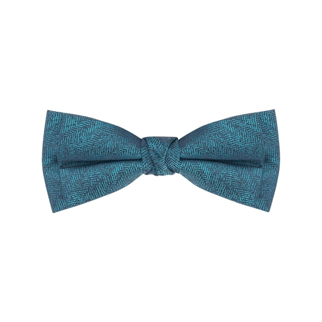 Corbatas de moño preatadas ajustables de jacquard para hombres INSPIRE CHIC para bodas elegantes en color teal