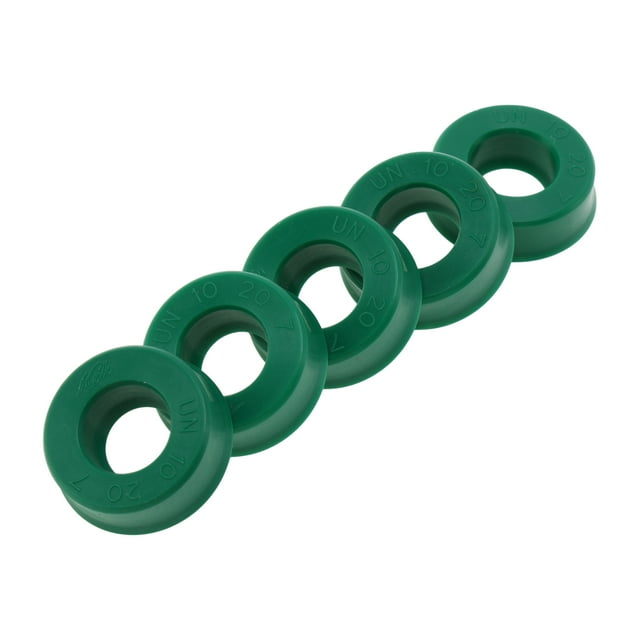 Anillo de Sello de Aceite Universal Unique Bargains Labio UN Sello de Eje Rotativo 10x20x7mm Alta Presión TPU Verde 5 Pcs